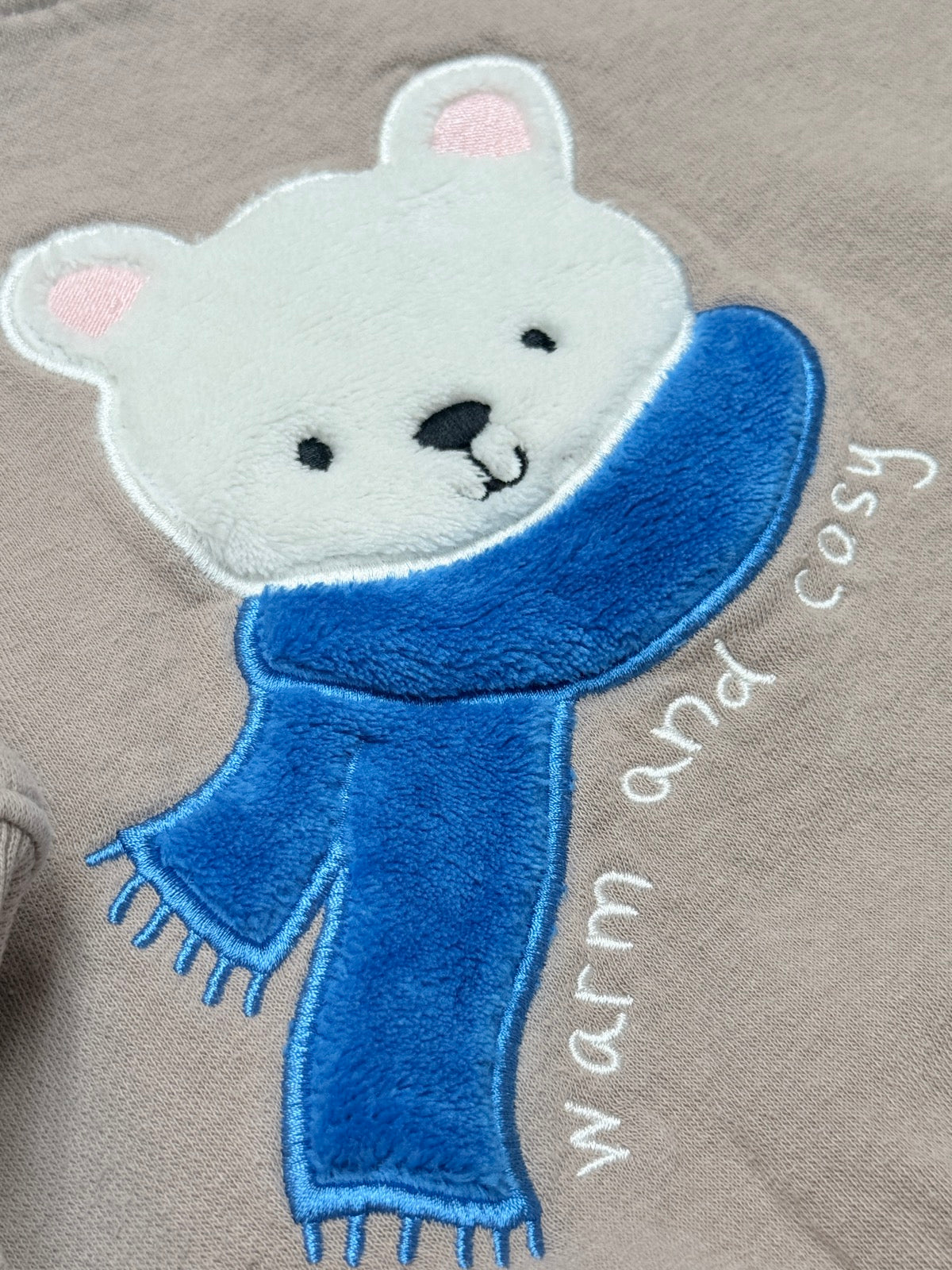 Polar Bear "Warm and Cosy" Sweatshirt 2T