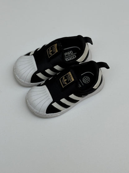 Adidas Superstar 360 Black Slip-On Size 6K