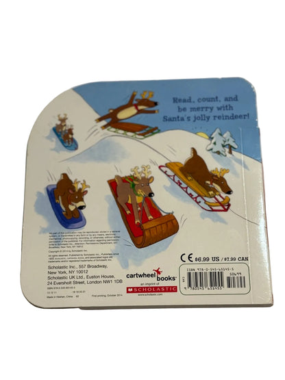 Eight Jolly Reindeer Board Book