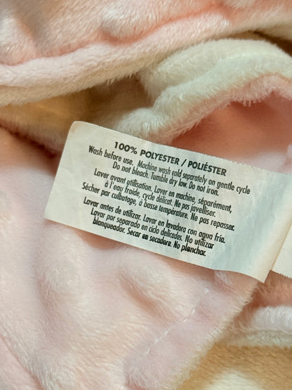 Lamb Security Blanket Lovey Pink Minky