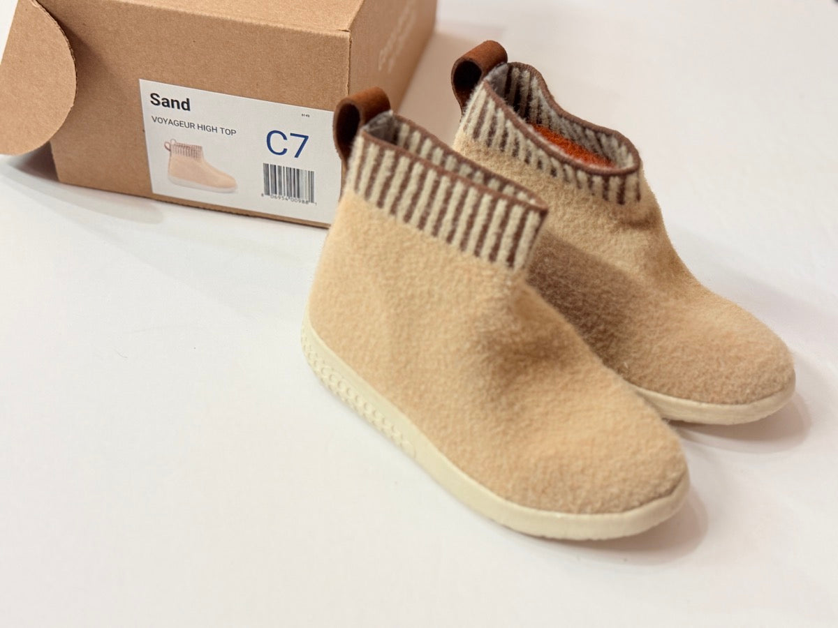 Heyfolks Voyageur High Top Sand Size C7