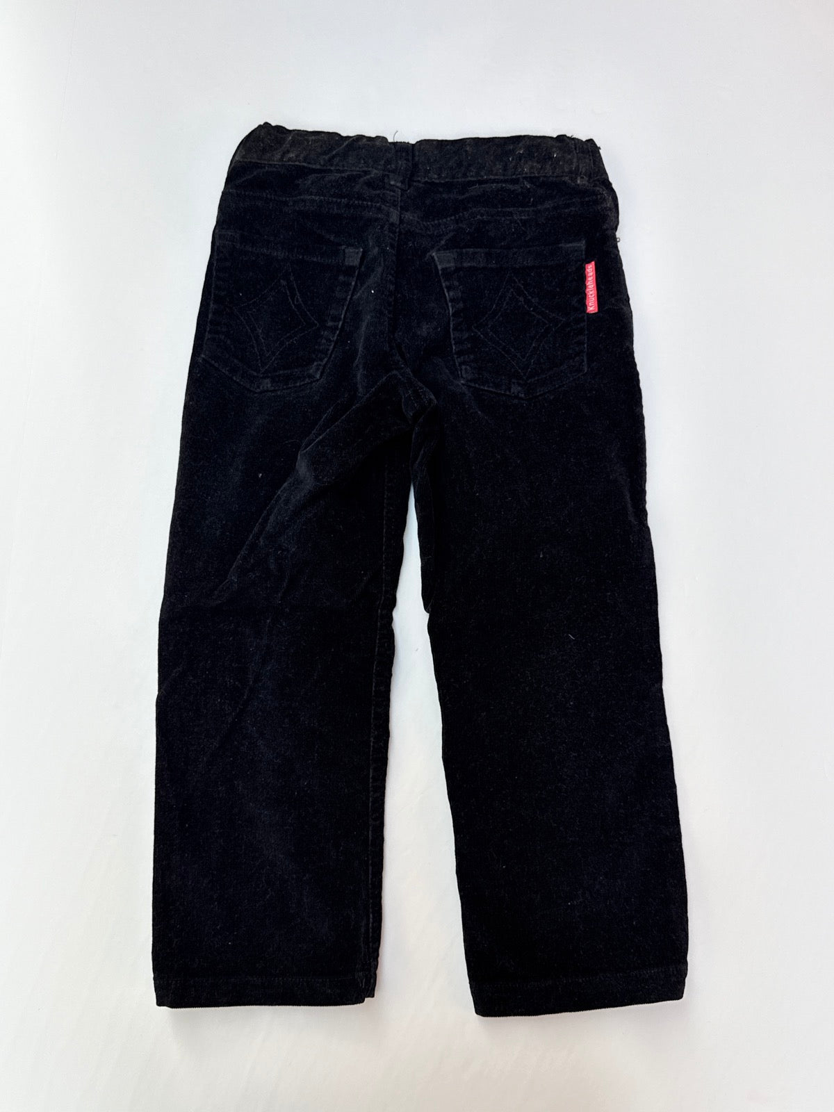 Knuckleheads Black Corduroy Pants 4T