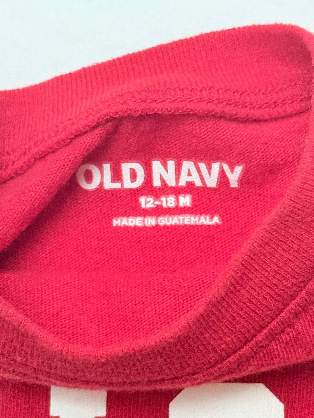 Old Navy Nice List Christmas T-Shirt 12-18M