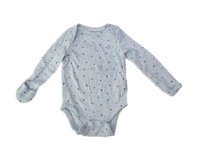 Baby Gap Star Print Long Sleeve Bodysuit 3-6m