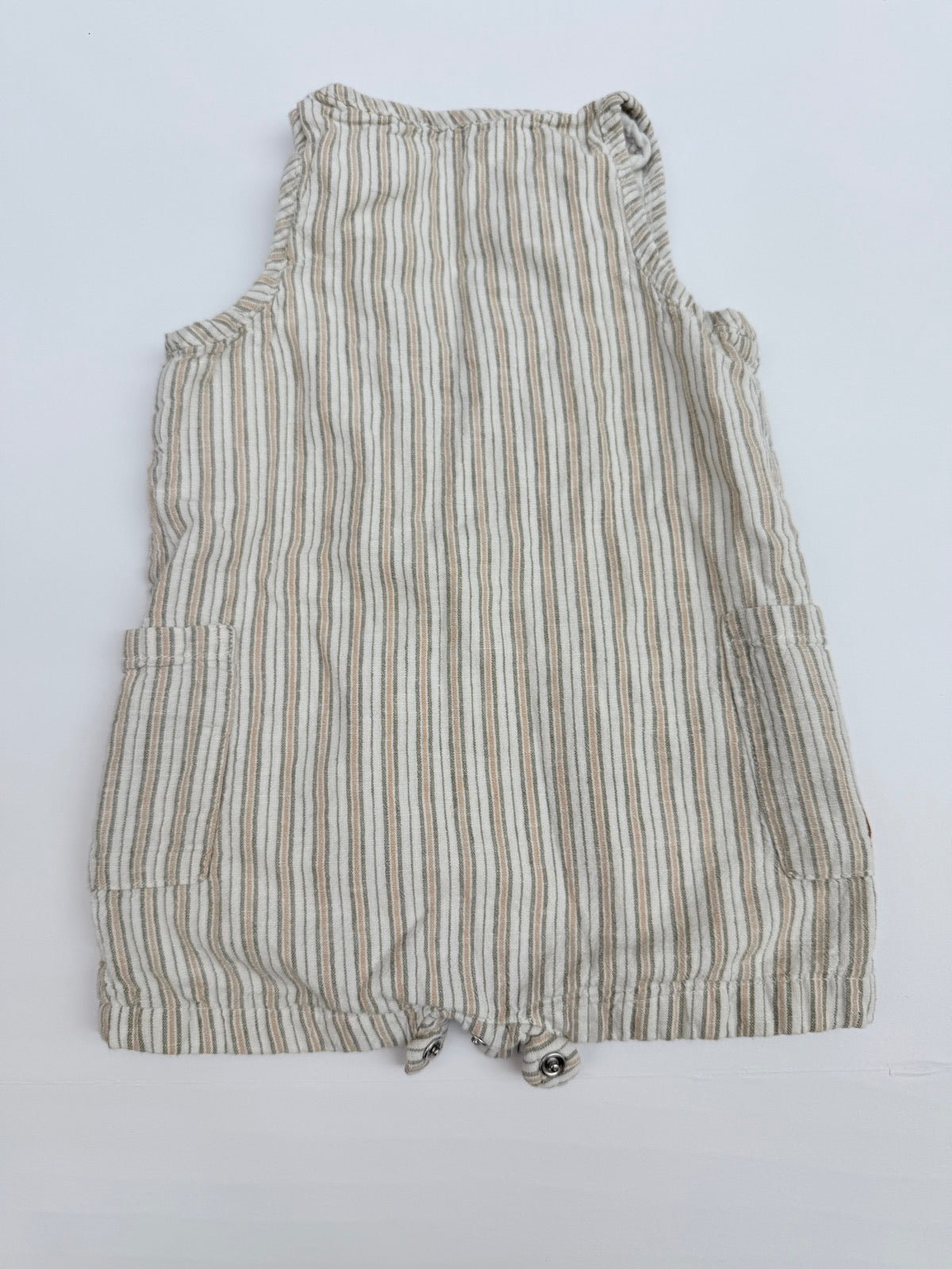 Sergent Major Striped Romper 9M
