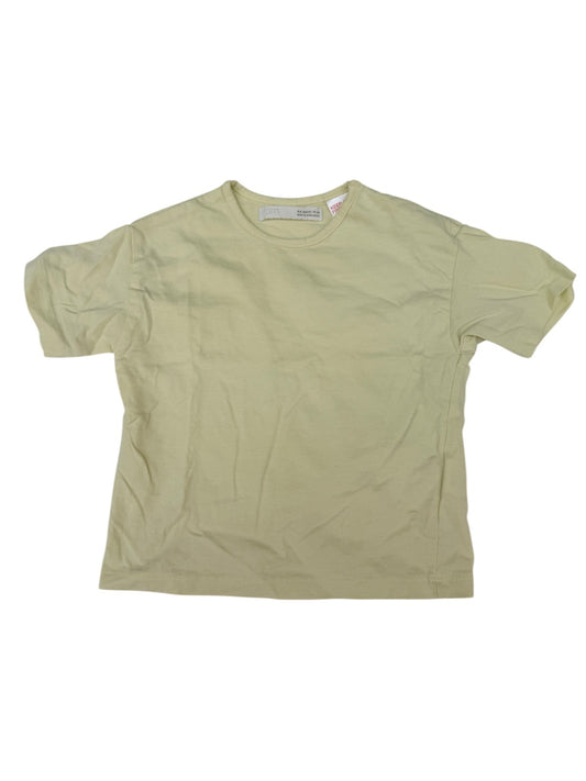 Zara Pale Yellow T-Shirt 6-9M