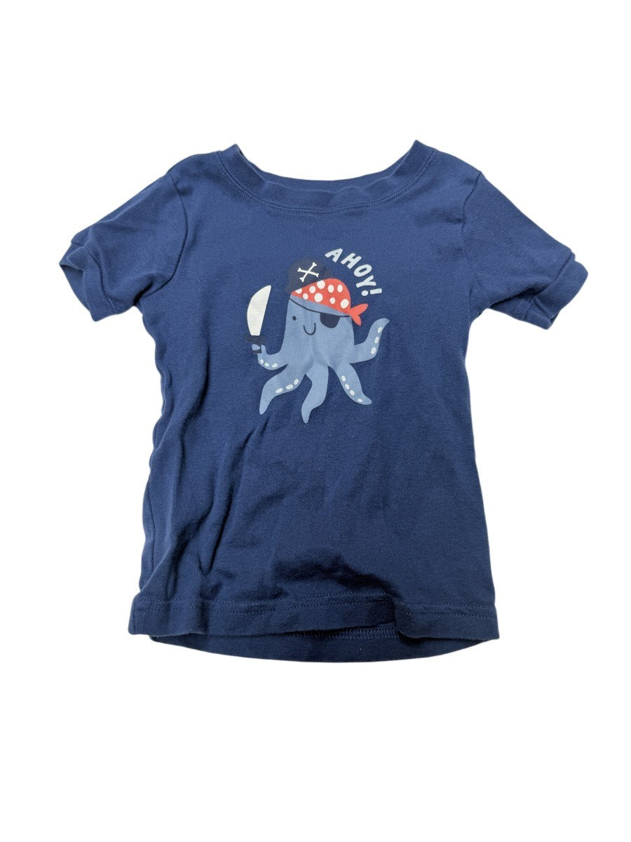 Old Navy Ahoy Pirate Octopus T-Shirt 18-24M