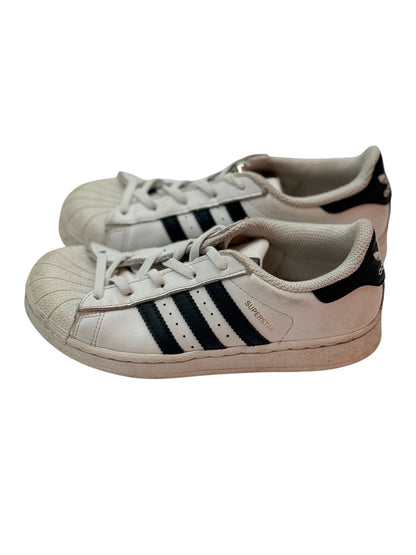 Adidas Superstar White Black Sneakers Size 13K
