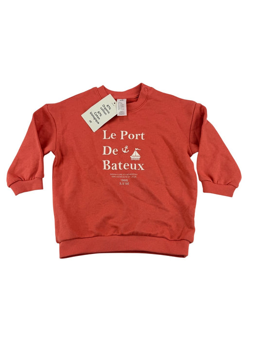NWT - H&M Le Port De Bateux Sweatshirt 12-18M