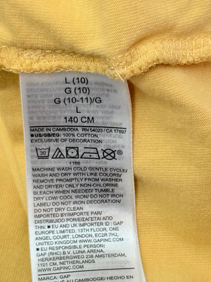 Gap Kids Mustard Long Sleeve T-Shirt Size 10