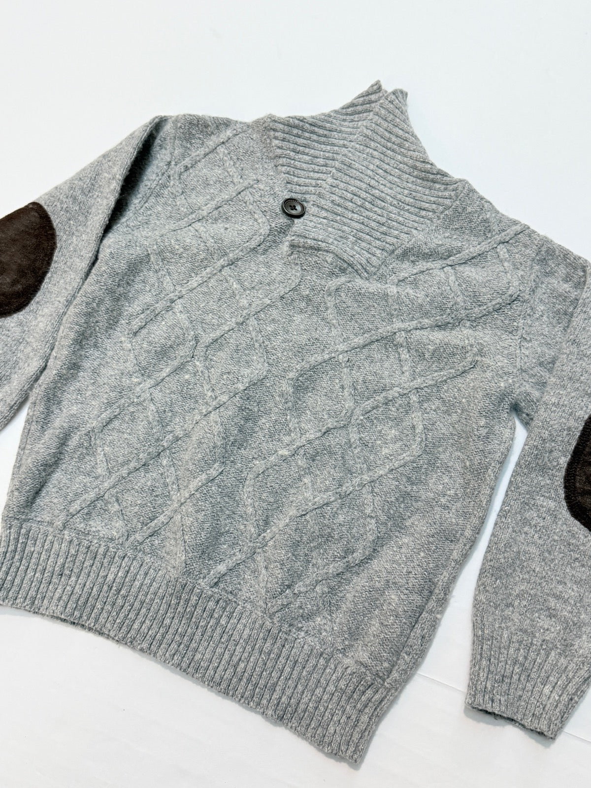 H&M Gray Cable Knit Sweater Size 2-4Y