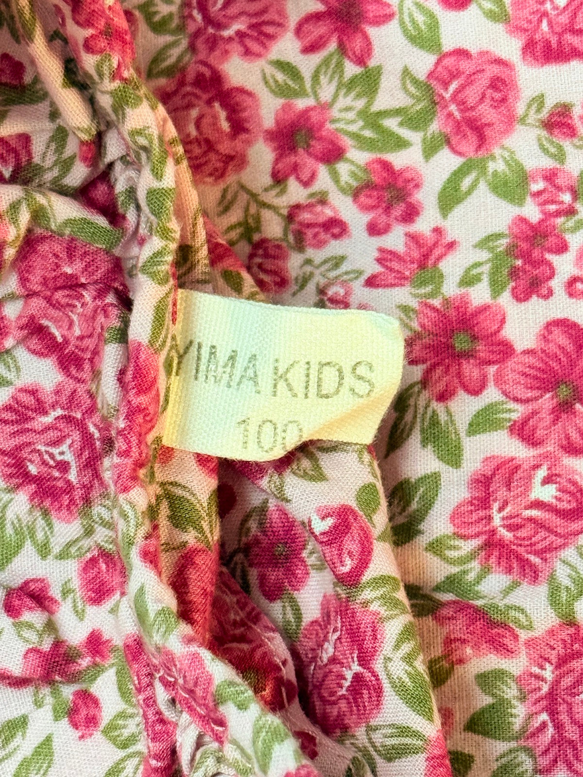 Yima Kids Floral Tie-Strap Dress 3T