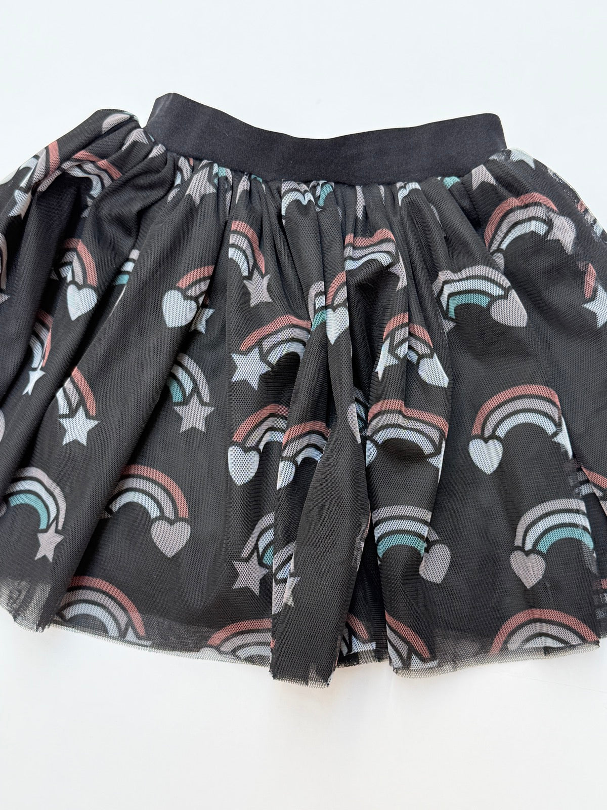 HUX Rainbow Mesh Skirt Size 5