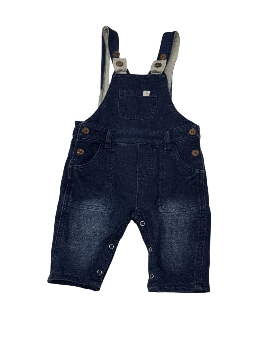 Me & Henry Denim Overalls 6/12M