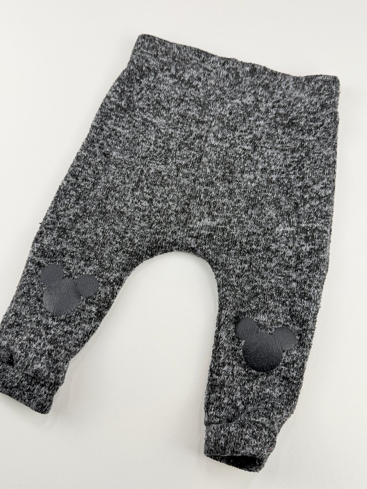Disney Baby Mickey Knee Patch Gray Pants 12M