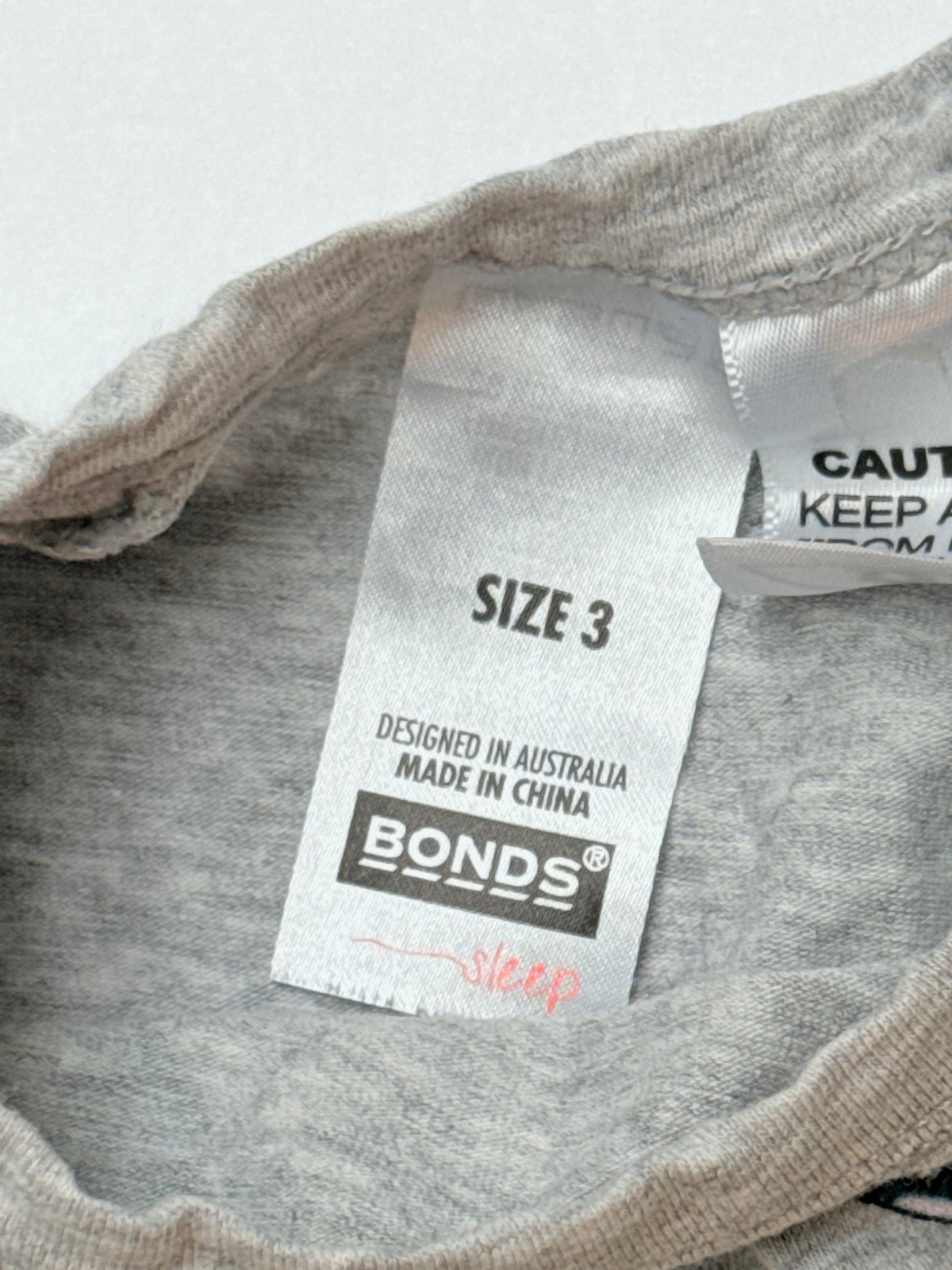 Bonds Pterodactyl Print T-Shirt Size 3