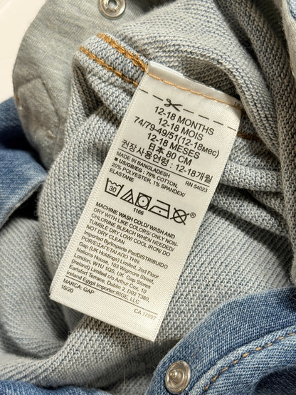 Gap Denim Romper 12-18 Months