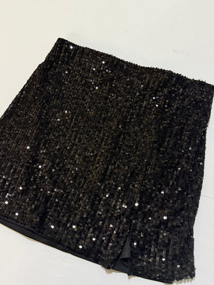 art class Black Sequin Skirt Size M (7/8) 7/8