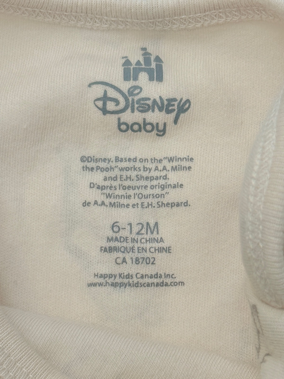 Disney Baby Winnie the Pooh Bodysuit 6-12M