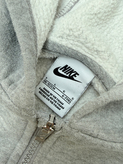 Nike Gray Full-Zip Hoodie Kids Size 6-7