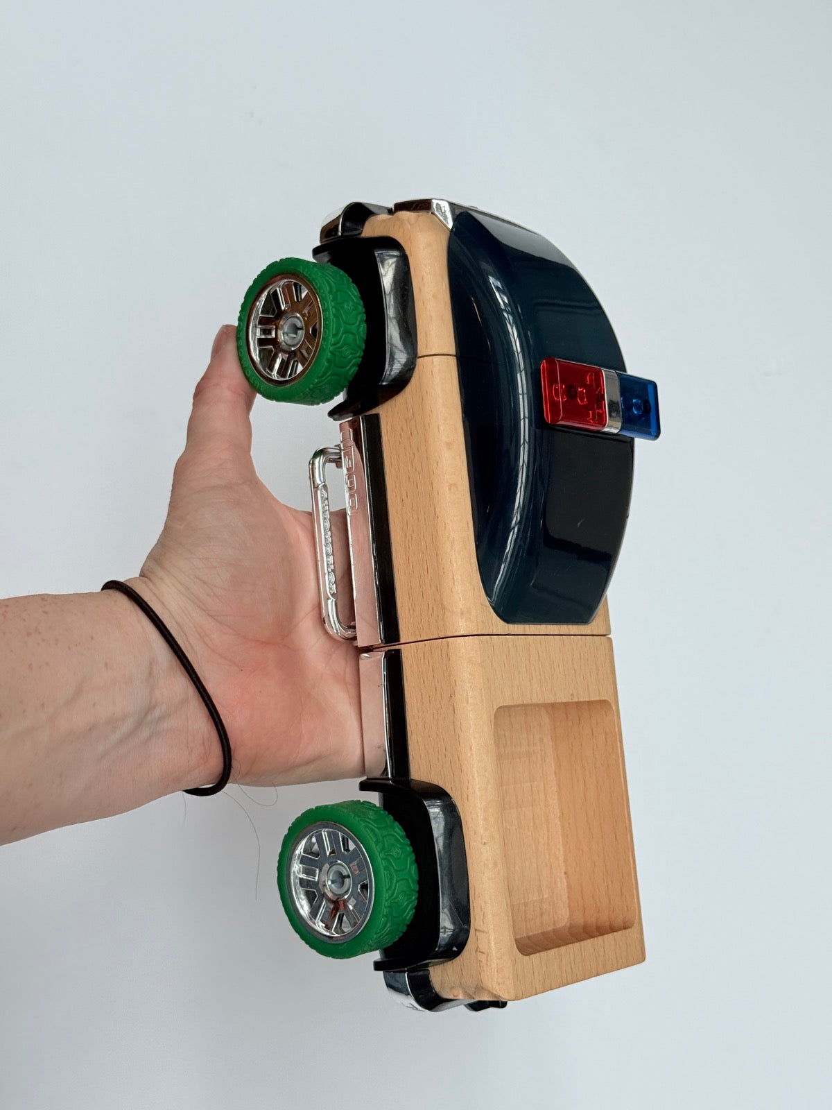 Automoblox Police Pickup Truck Wooden Toy