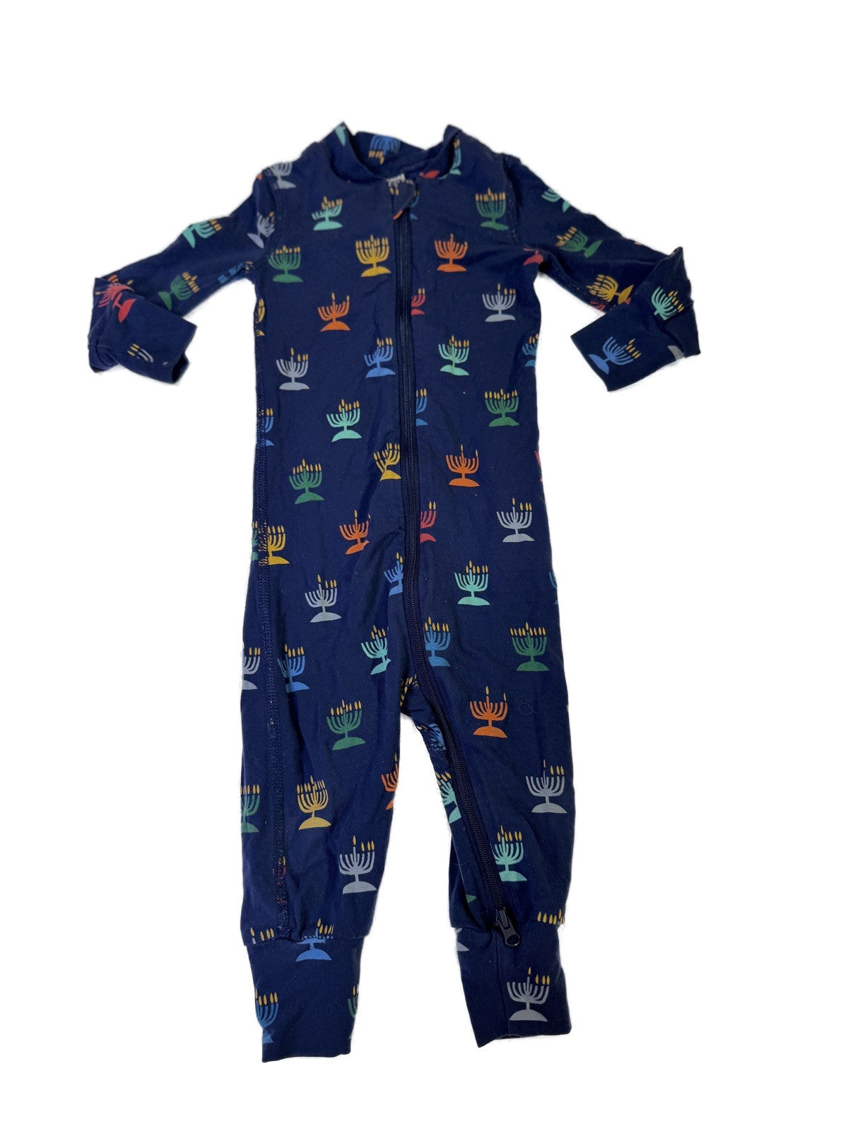 Hanna Andersson Menorah Footless Sleeper 6-12m