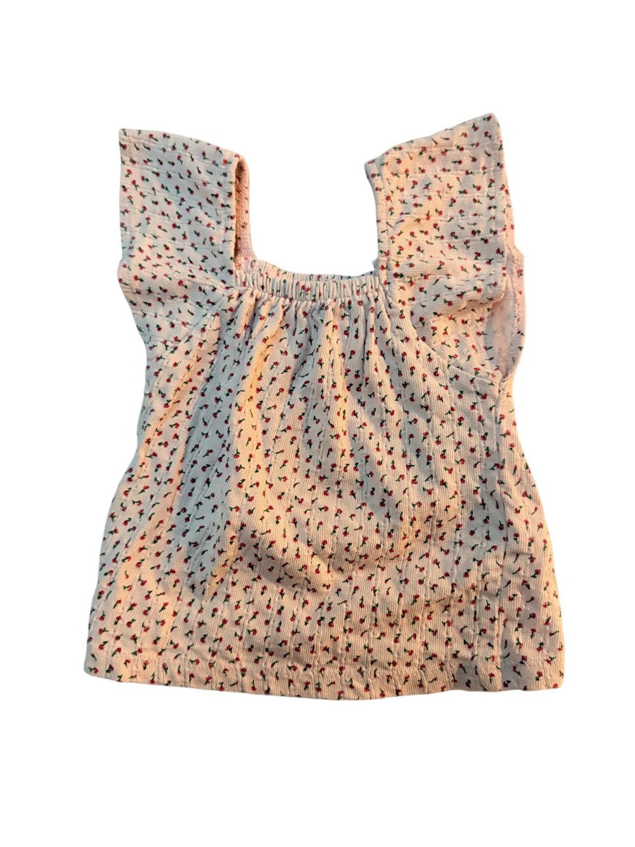 Cherry Print Seersucker Toddler Dress