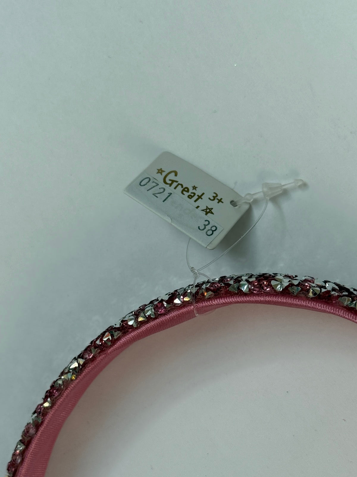 Great Pink Crystal Rhinestone Headband