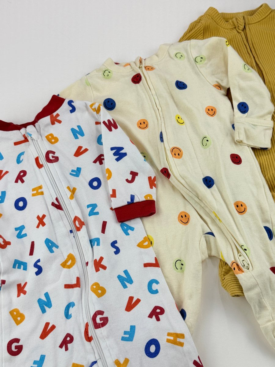 Old Navy & George Sleeper 3-Pack 0-3M