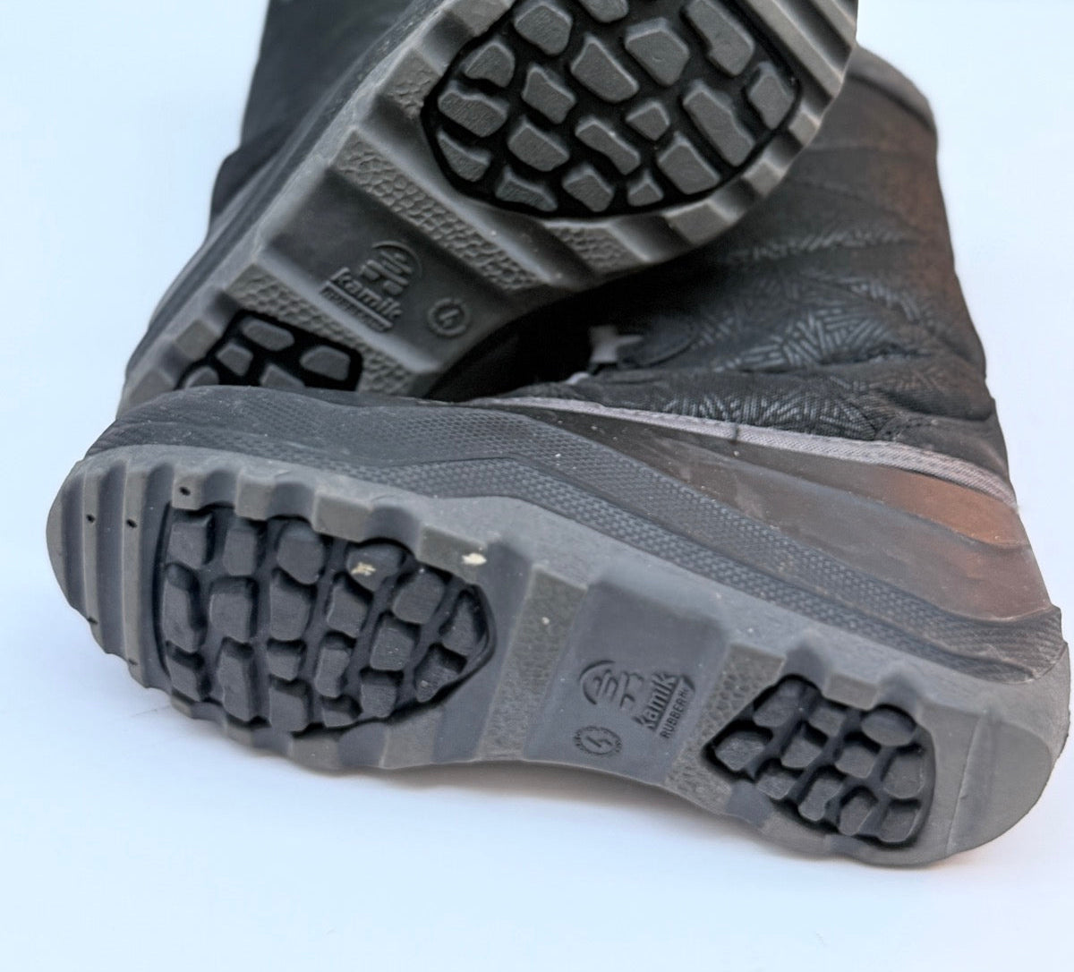 Kamik Black Insulated Snow Boots Size 4