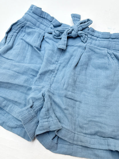 Cyrillus Paris Blue Gauze Shorts Size 6