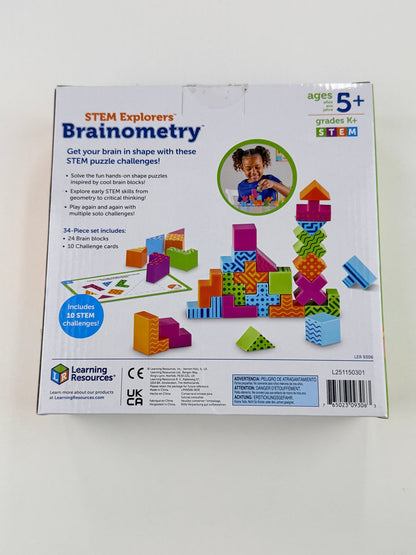 New Learning Resources STEM Explorers Brainometry Puzzle Set
