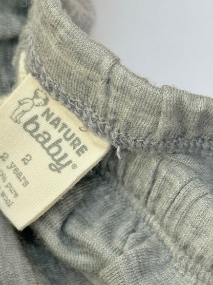 Nature Baby Gray Wool Jogger Pants Size 2