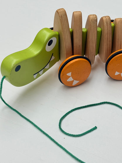 Hape Wooden Crocodile Pull Toy