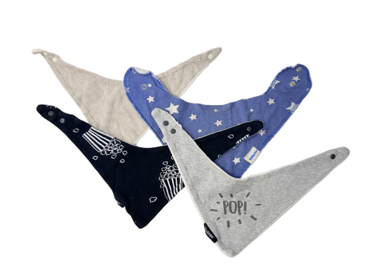 Ensemble de bavoirs bandana taille unique