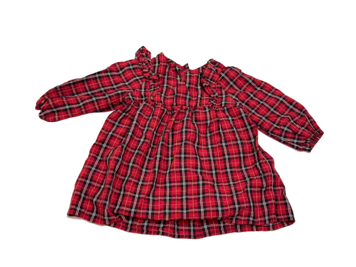 Old Navy Red Plaid Top 6-12M