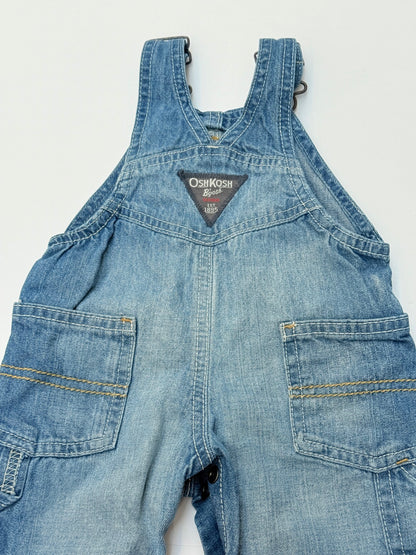 OshKosh B'gosh Denim Overalls 3 Months