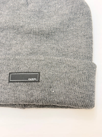 Gusti Gray Knit Beanie Hat Size 4-16