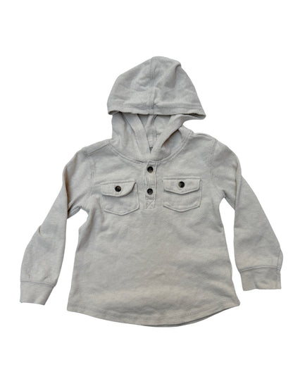 Old Navy Hooded Henley Sweatshirt Size 3T