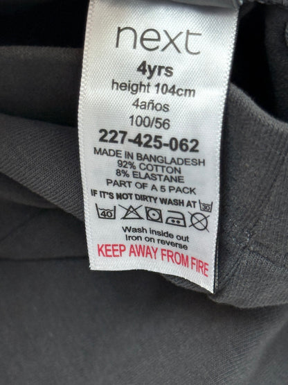 Next Dark Grey Leggings 4 Years