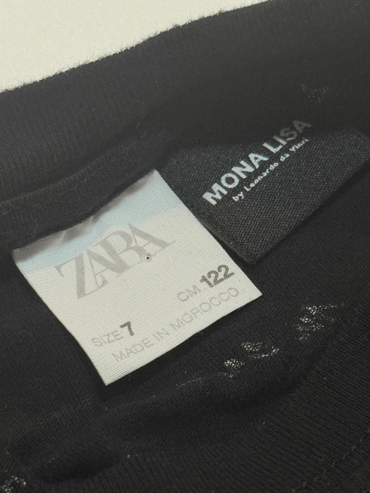 Zara Mona Lisa Manches Longues Noires Taille 7