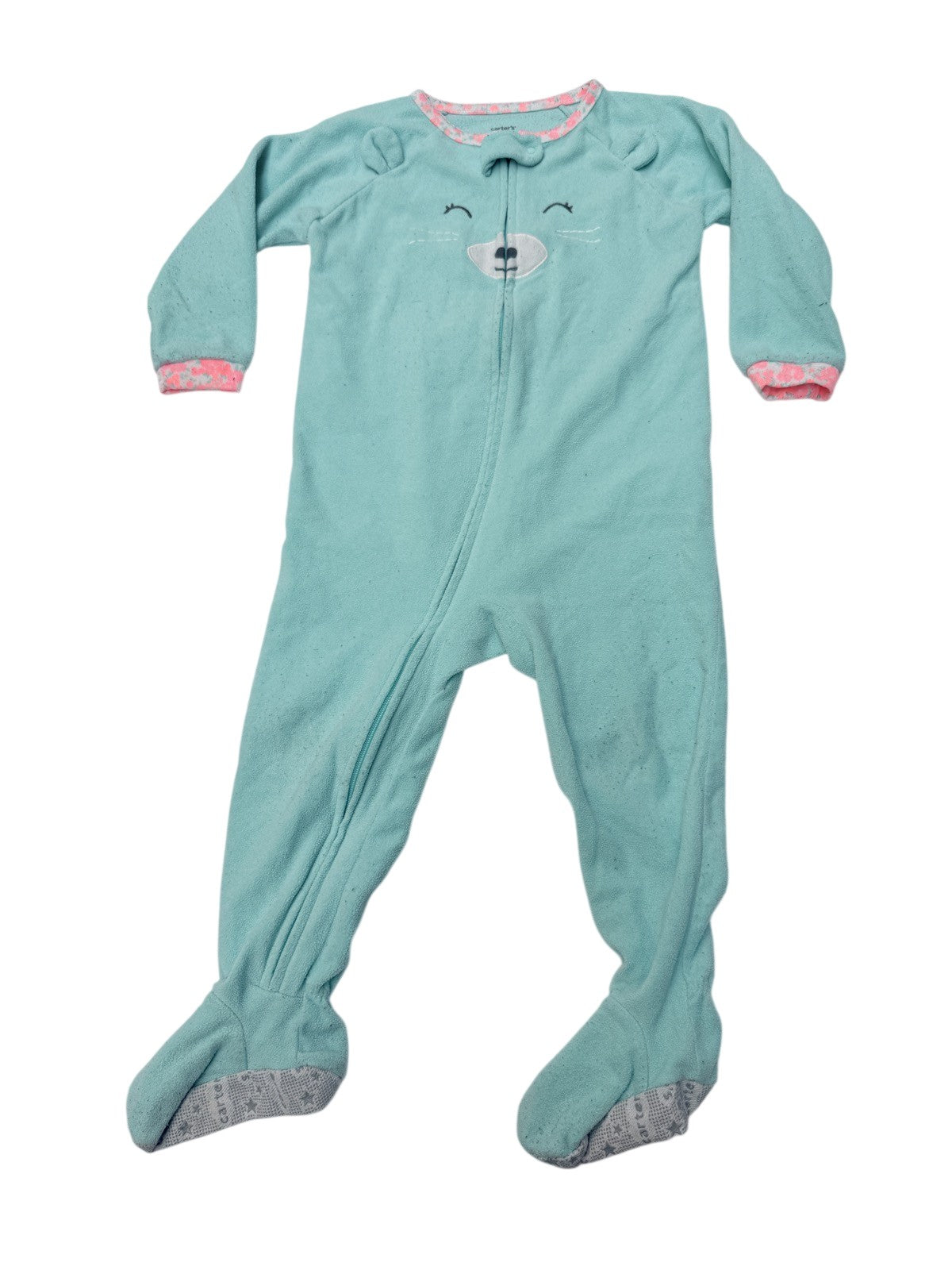 Carter's Bear Face Footed Sleeper 24M