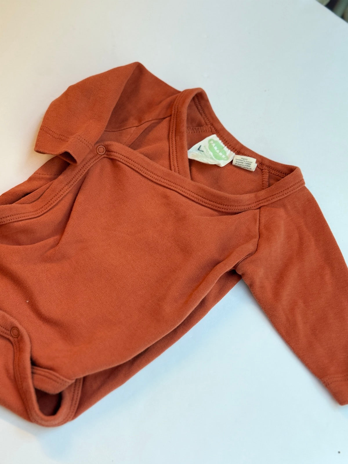 Parade Organic Wrap Bodysuit Size L