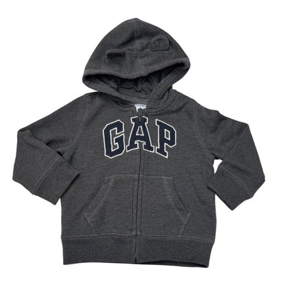 Gap Baby Bear Grey Zip Hoodie 18-24m