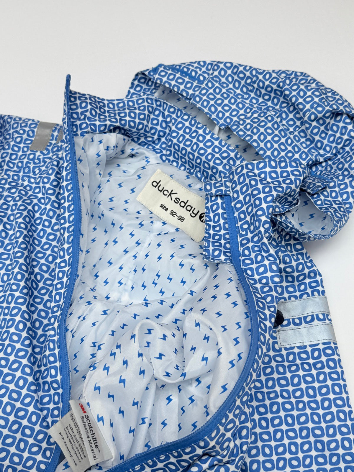 Ducksday Waterproof Hooded Coverall Size 2-3T