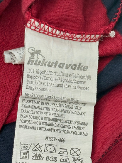 Nukutavake Striped Rugby Polo Shirt Size 8