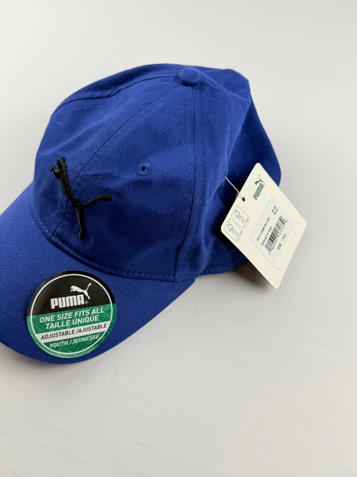 NWT - Puma Blue Youth Adjustable Baseball Hat