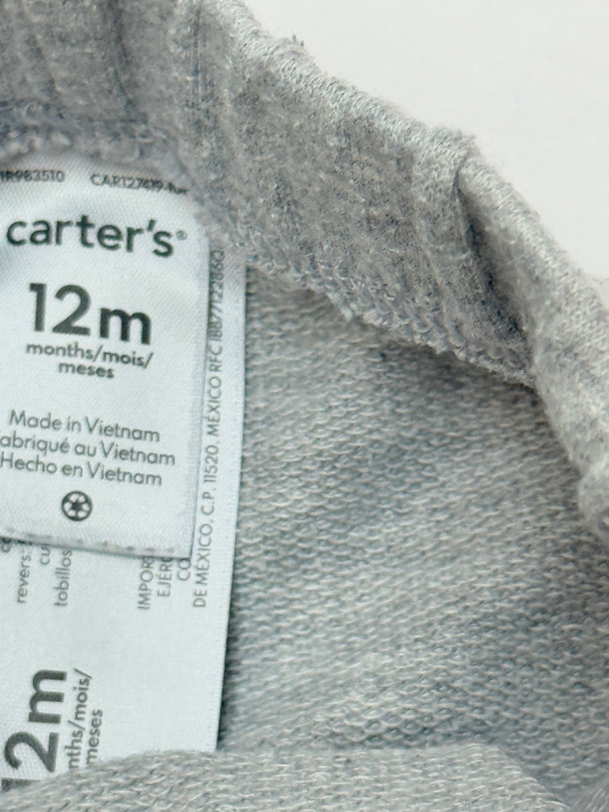 Carter's Gray Jogger Sweatpants 12M
