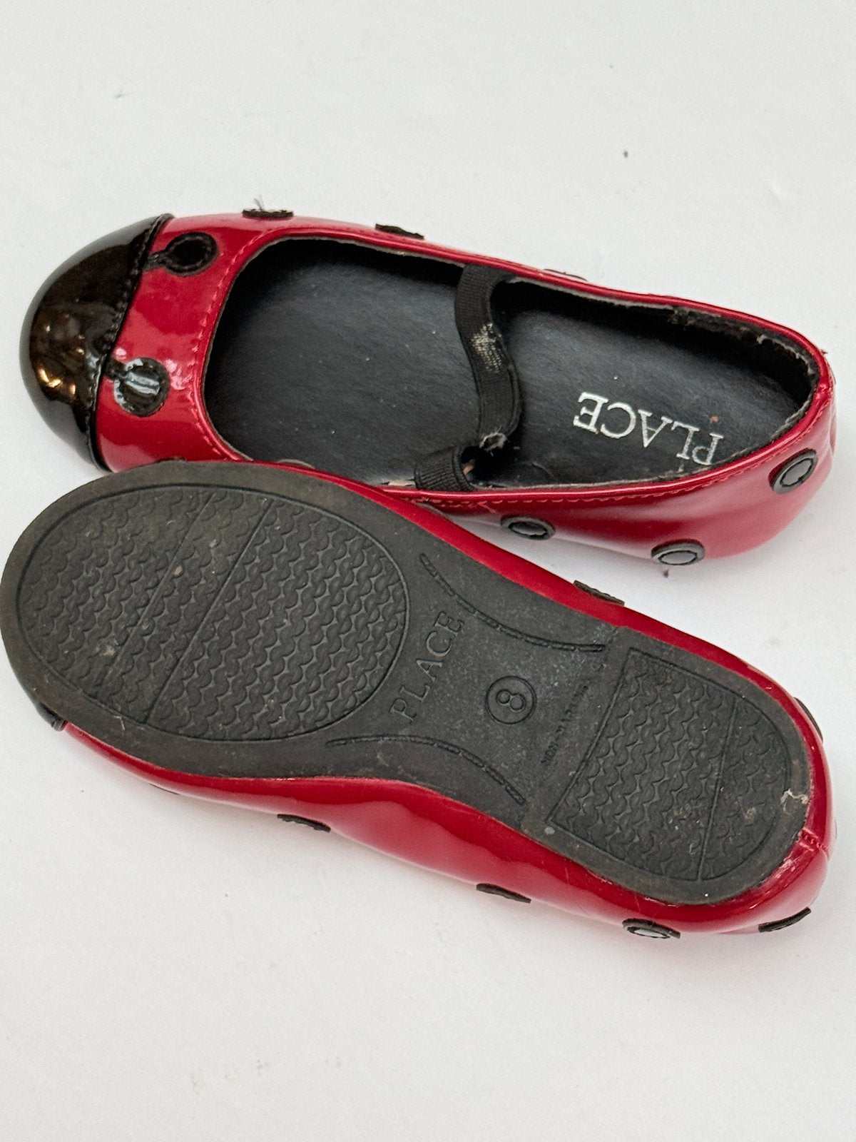 Place Ladybug Ballet Flats Red Size 8