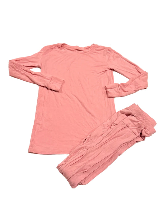 Little Sleepies Pink Pajama Set Size 7 8